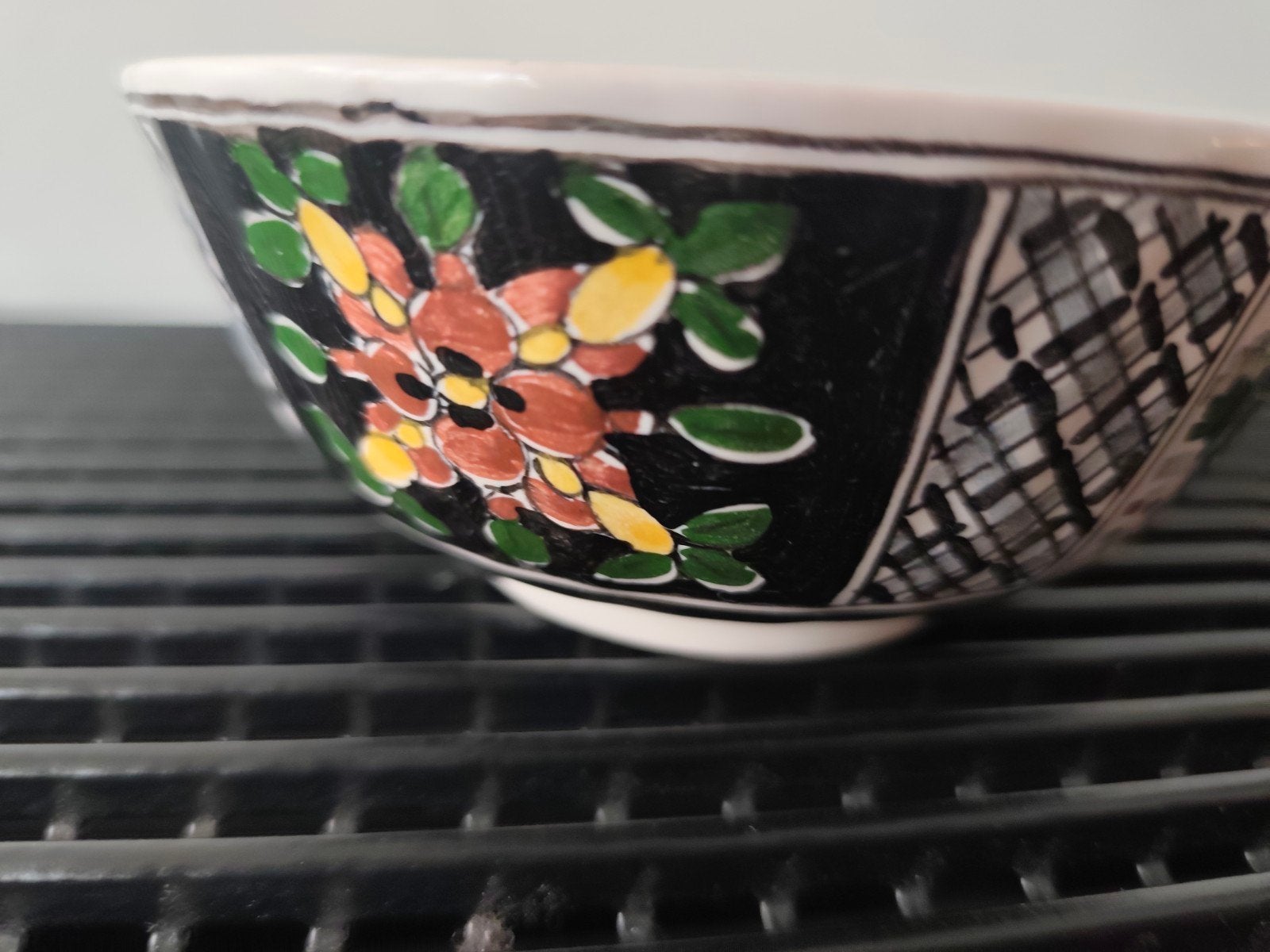 Makkum vintage keramieken kommetje, bloemdecoratie dm 14 cm, Verzenden