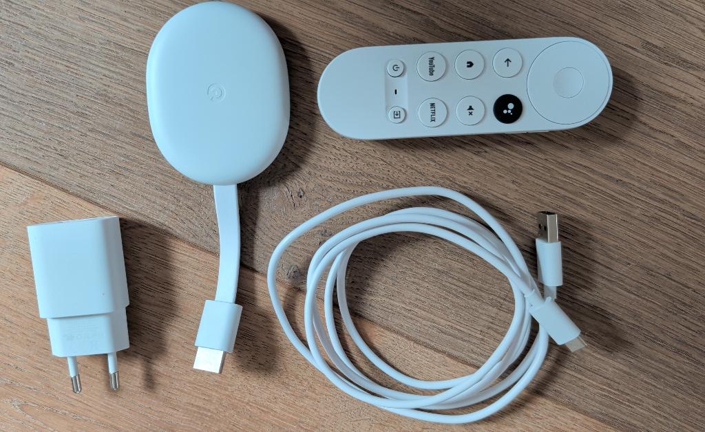 Google Chromecast met Google TV (4K), Ophalen of Verzenden, Zo goed als nieuw, HDMI, Zonder harde schijf