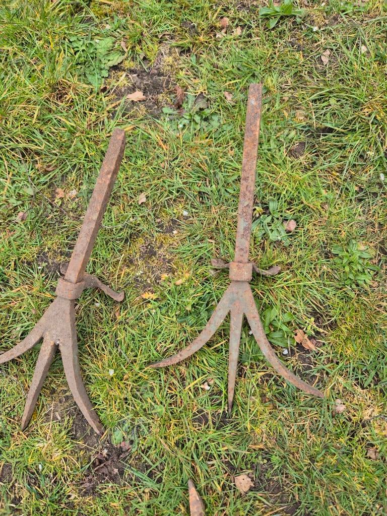 Antieke muurankers balk ankers, Ophalen of Verzenden