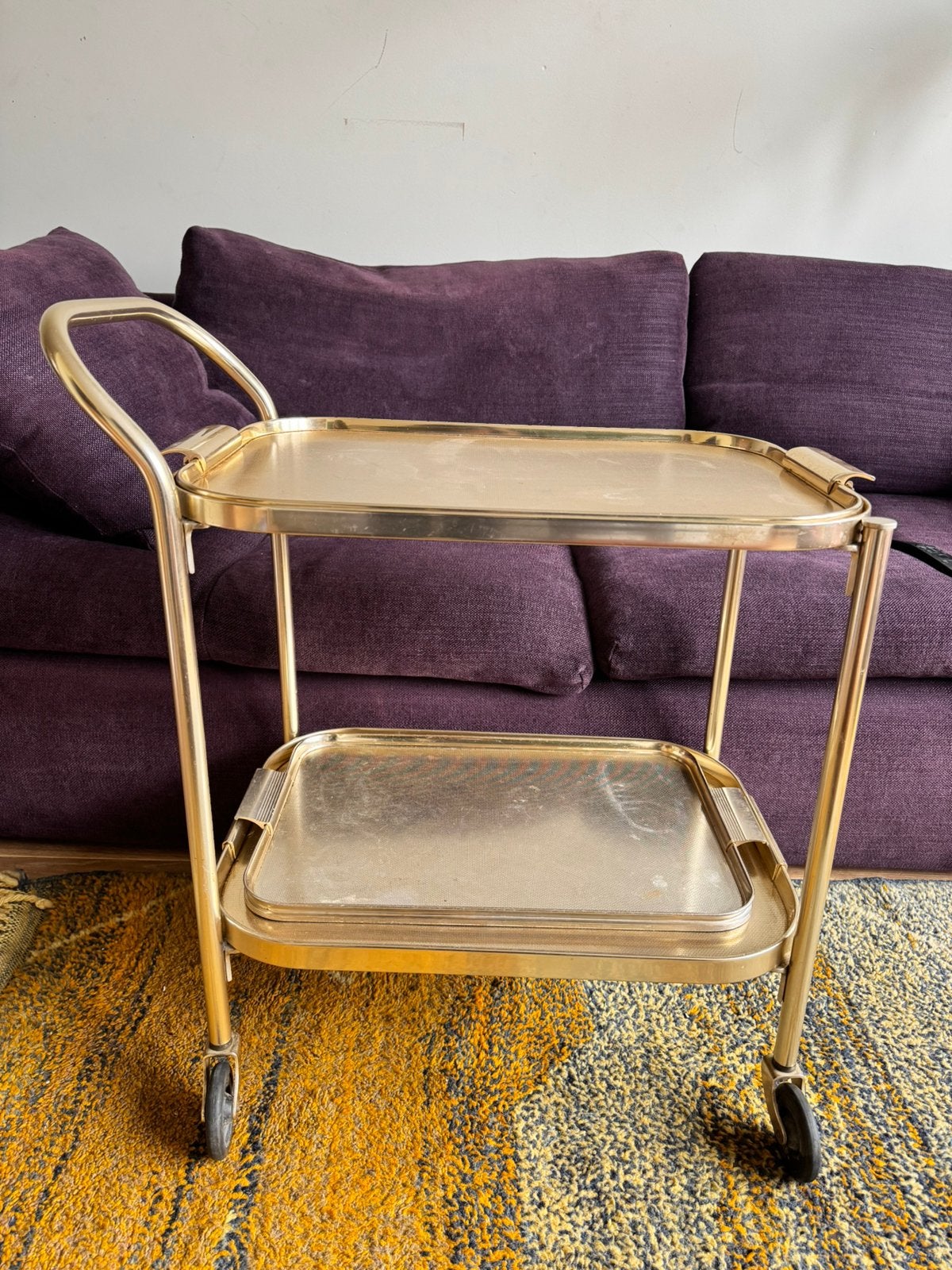 Vintage Kaymet Bar Cart / Serveerwagen (Jaren ‘60), Ophalen