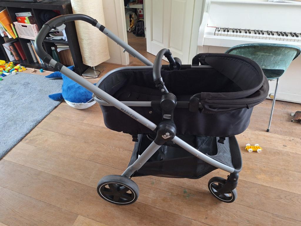 Maxi-Cosi Combiwagen met adapters, regenhoes en parasol, Ophalen