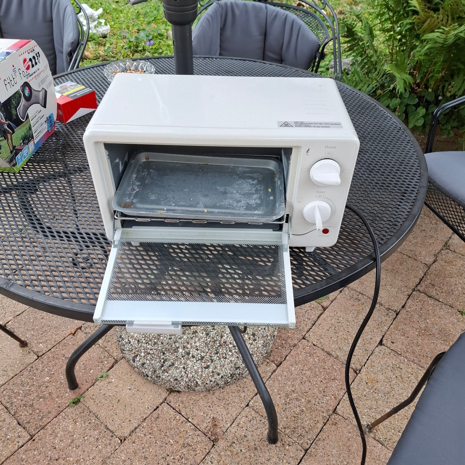 EVORA Elektrische Oven CK-065A - 600W, Oven, Ophalen of Verzenden, Vrijstaand, Gebruikt
