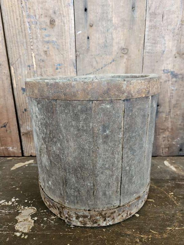 oude houten ton ``WOONWINKEL RUSTIEK``, Ophalen of Verzenden
