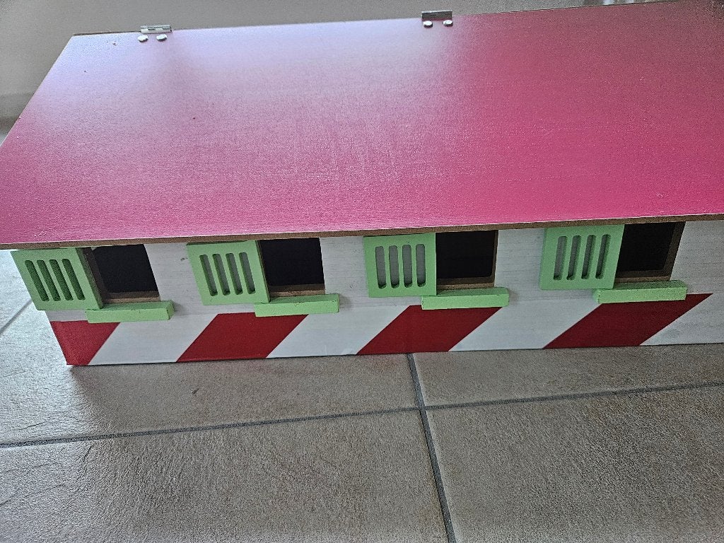 Superleuke in goede staat Schleich paardenmanege, Ophalen, Gebruikt