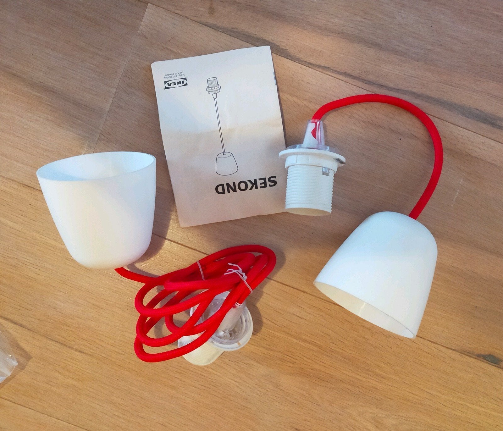 Ikea hanglampen zonder lamp, Ophalen, Kunststof, Ikea stijl, Nieuw