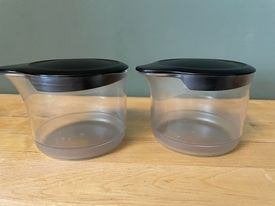 Tupperware Suiker en Melk set/ Roomstel Zwart Demo, Huis en Inrichting, Ophalen of Verzenden, Gebruikt, Overige typen