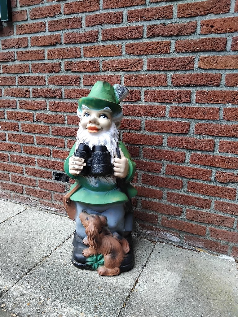 KABOUTER GROTE TUINKABOUTER plm80CM HOOG JAGER JACHT TEKKEL, Ophalen