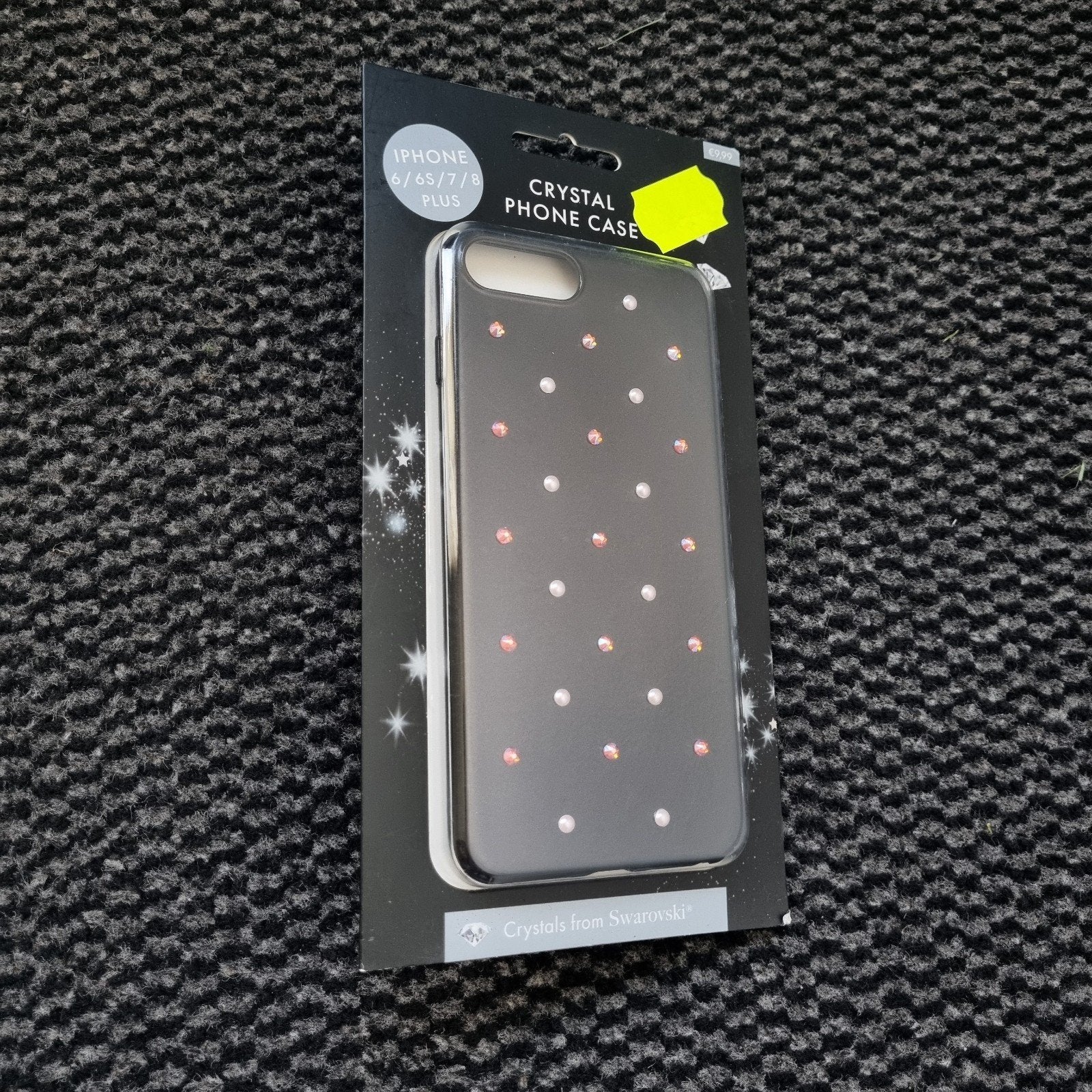 Iphone hoesje 6 / 7 / 8 plus wallet case diamantjes, Ophalen of Verzenden, Nieuw