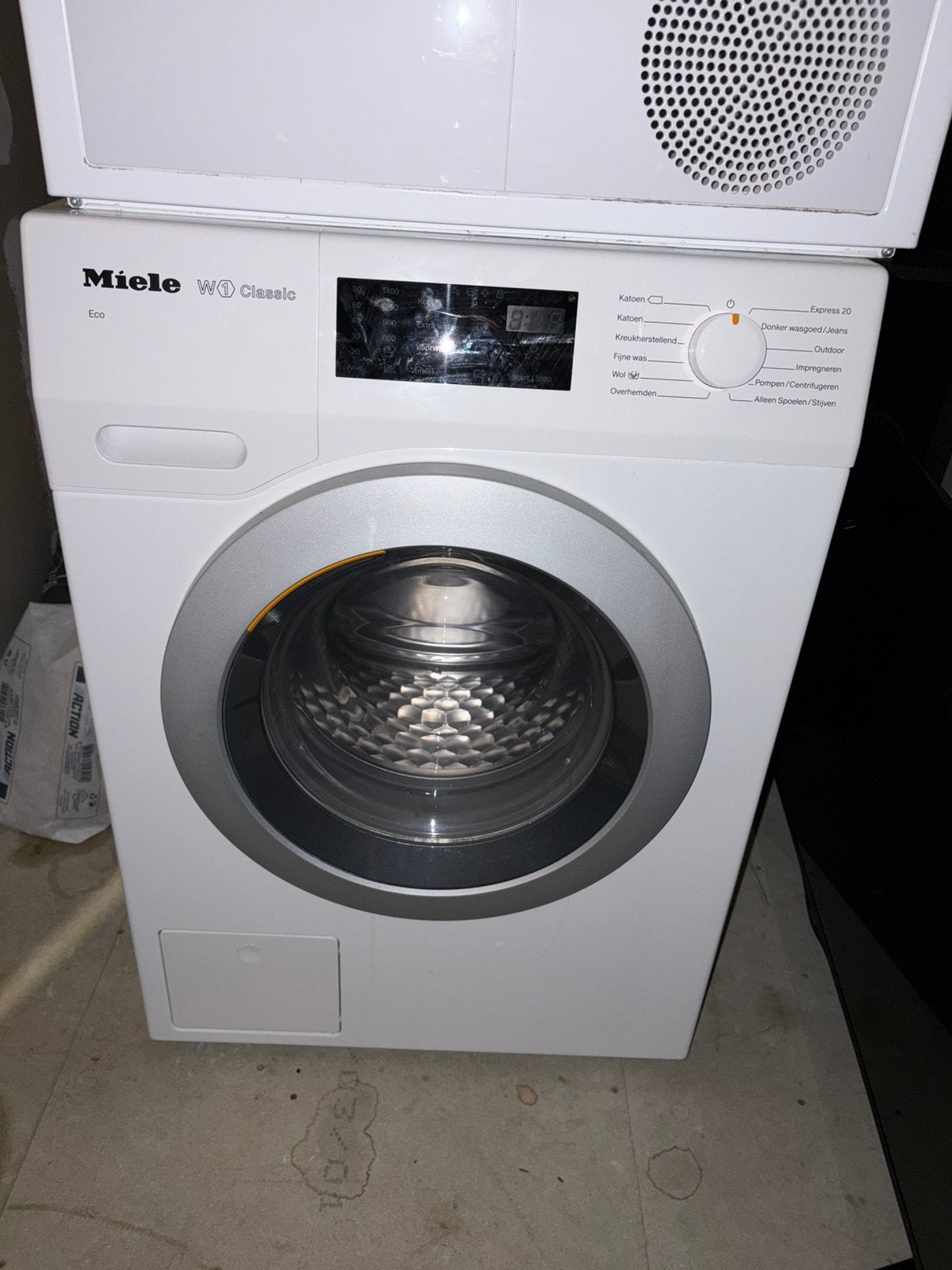 Miele W1 Classic Eco wasmachine – goed werkend