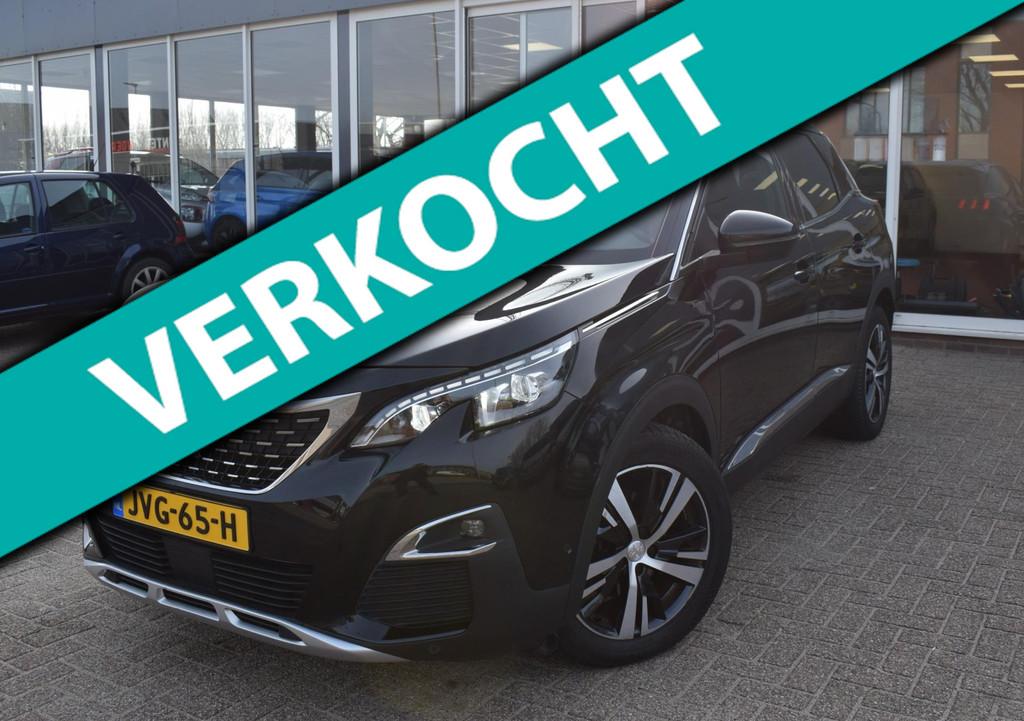 Peugeot 3008 1.6 e-THP GT Line | PANORAMADAK | NAVIGATIE | C, Zwart, Leder, Bedrijf, 165 pk
