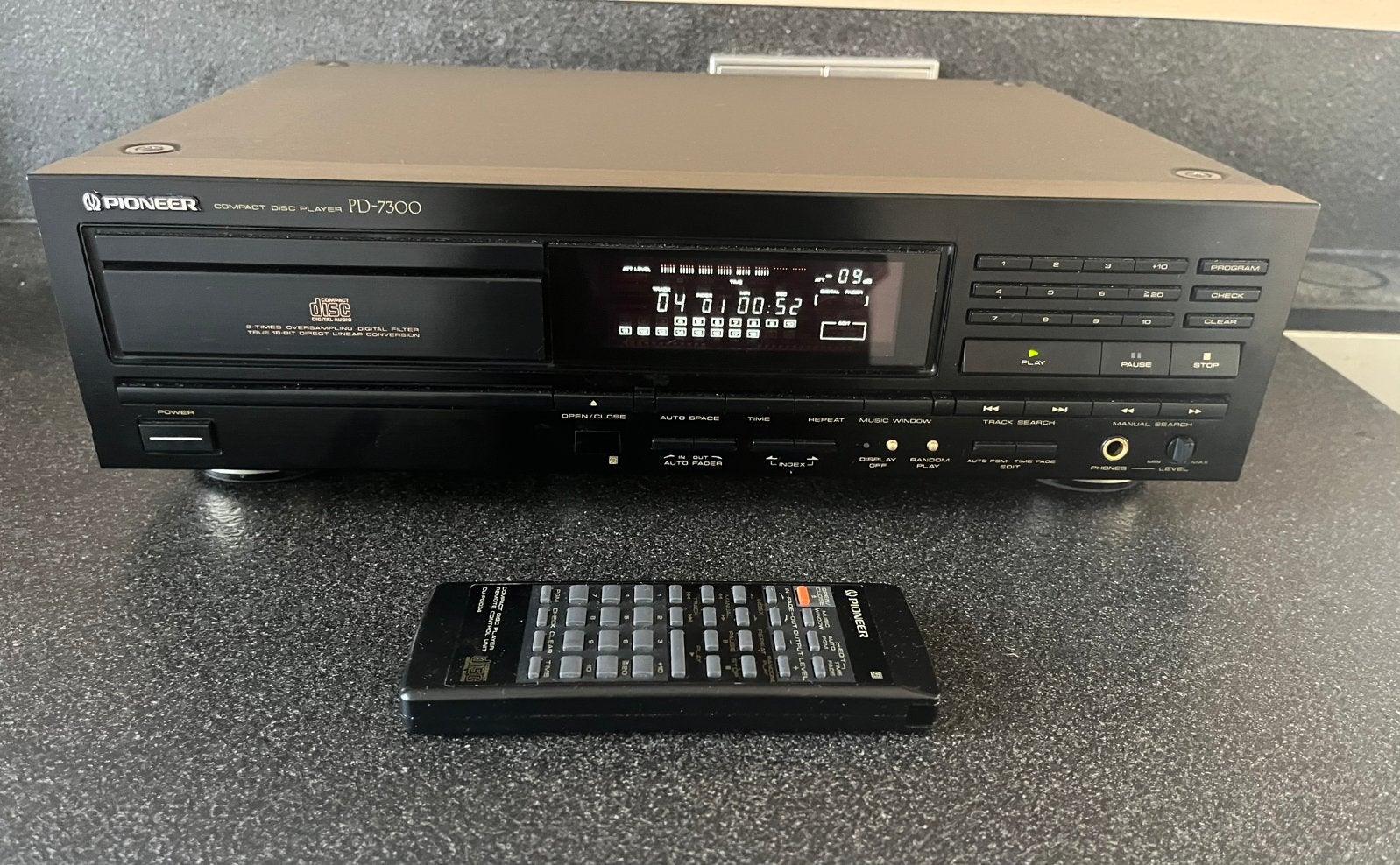 Pioneer PD 7300 cd speler met afstandsbediening, Ophalen of Verzenden, Zo goed als nieuw, Pioneer