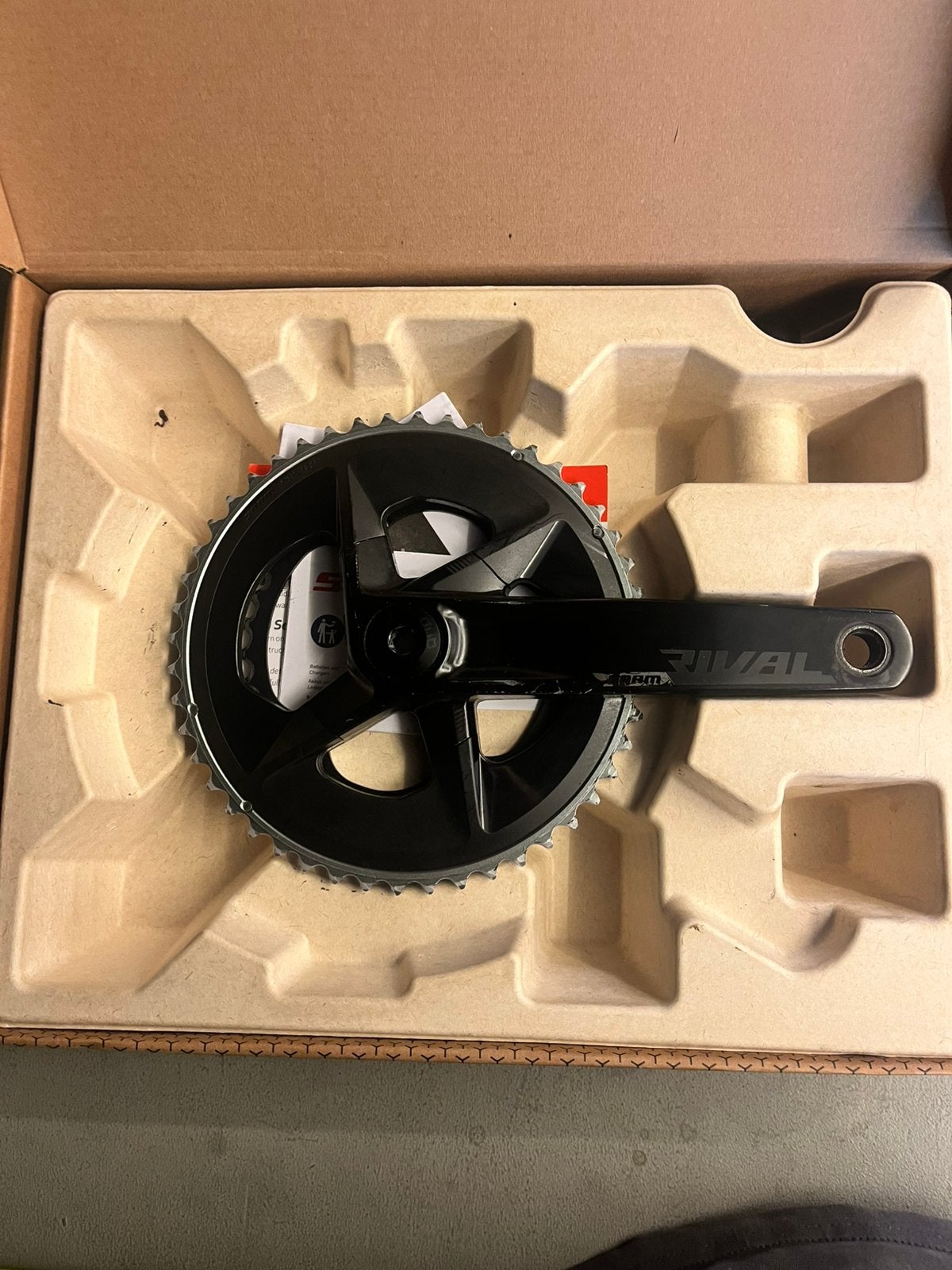 Sram Rival 12 speed /Crank set 48/35 T, Crankstel of Pedalen, 9201cp, Gebruikt, Sram