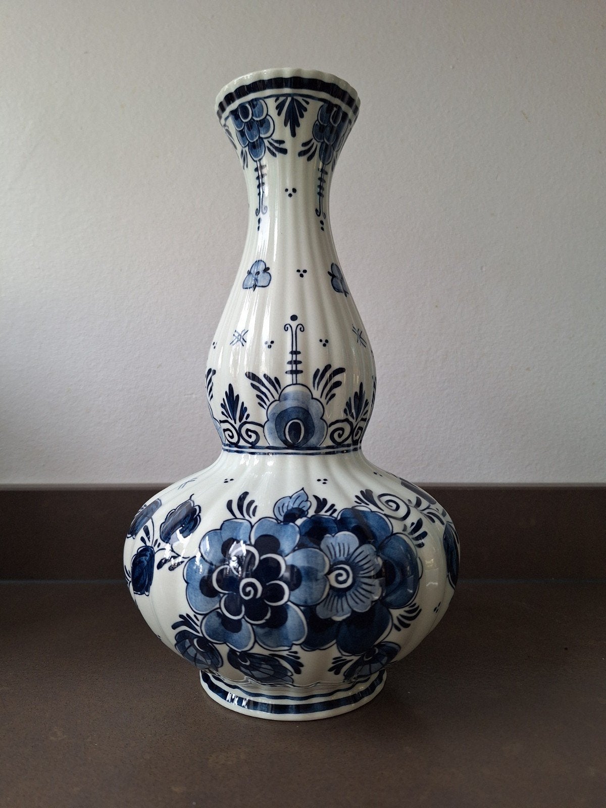 Royal Goedewaagen Delfts Blauw Kalebasvaas, Antiek en Kunst, Ophalen of Verzenden