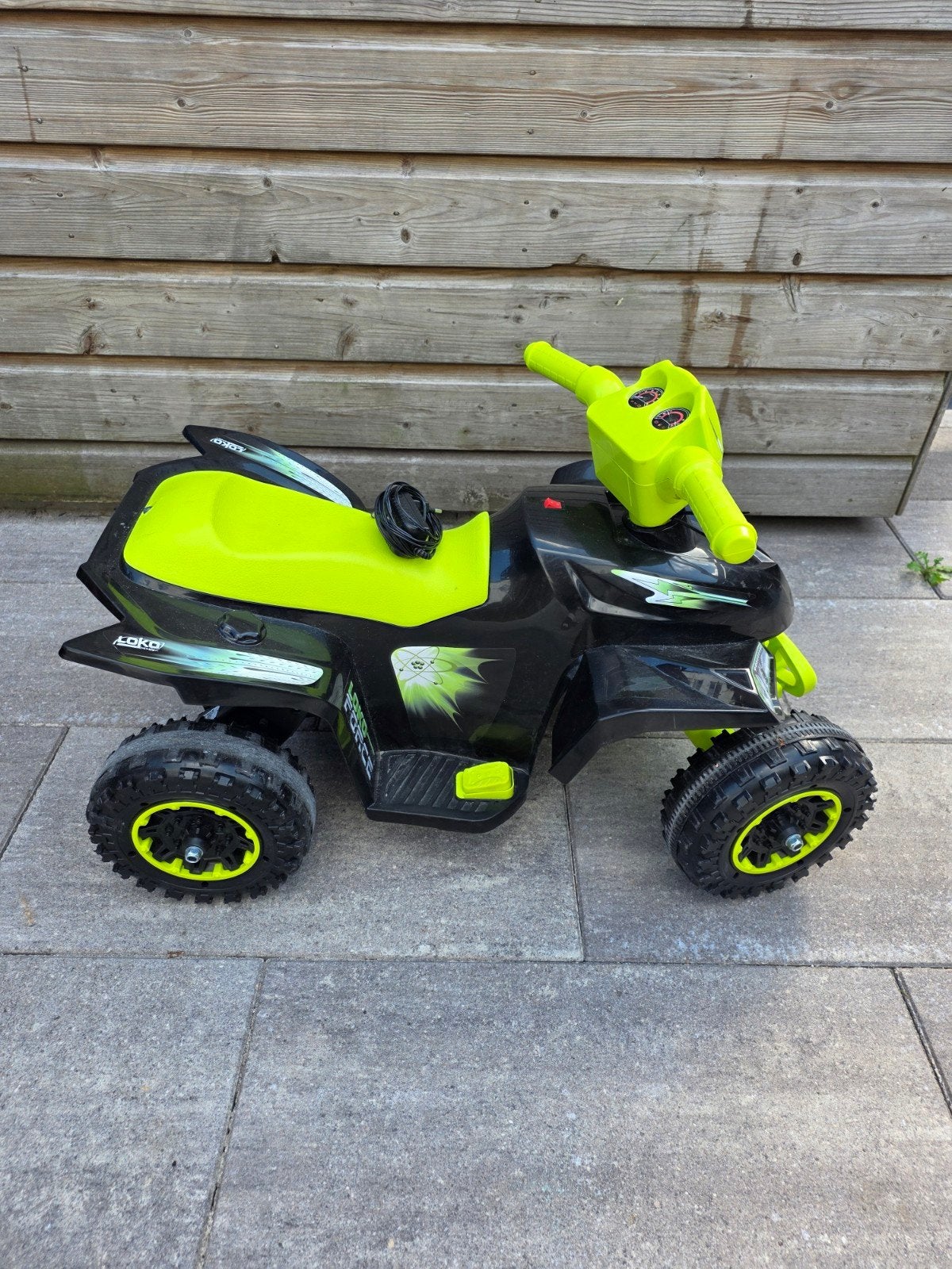 Loko Force Elektrische Kinder Quad - Zwart/Neon Geel, Ophalen, Zo goed als nieuw