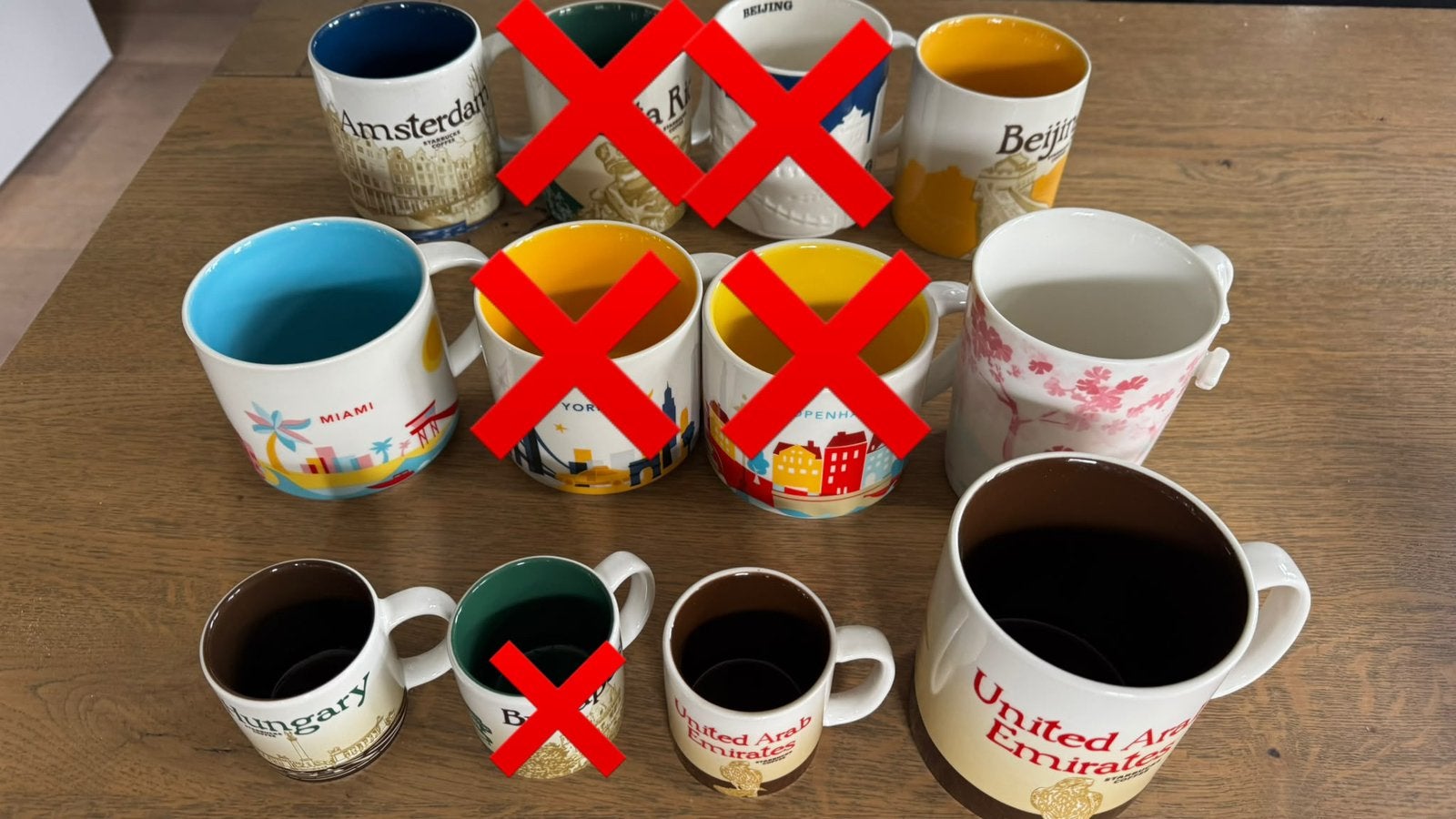 Starbucks City Mugs - Diverse Collectie, Zo goed als nieuw, Overige stijlen, Starbucks, Mok