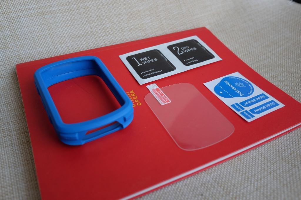 Garmin Edge 540/840 beschermhoes + glazen screenprotector, Ophalen of Verzenden, Waterdicht, Zo goed als nieuw