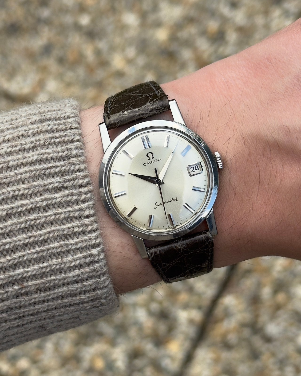 Omega Seamaster 14384 uit 1961, Staal, Met bandje, Polshorloge, Omega
