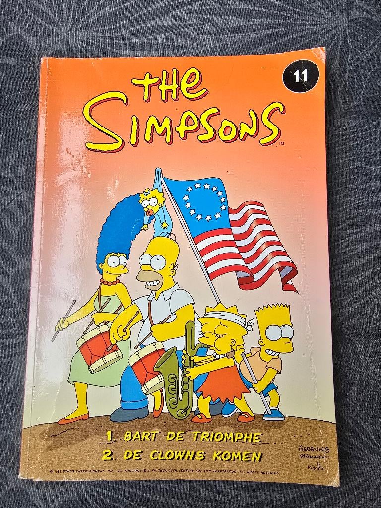 The simpsons 11, Boeken, Stripboeken, Eén stripboek, Ophalen of Verzenden, Gelezen