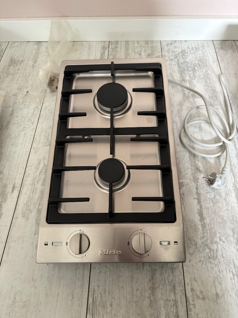 Miele gasplaat, Witgoed en Apparatuur, Kookplaten, Ophalen, Nieuw, 4 kookzones, Inbouw