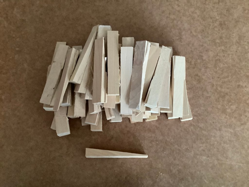 Laminaat afstandhouders, hout - 61 stuks, Minder dan 10 cm, Minder dan 50 cm, Ophalen of Verzenden, 10 m² of meer