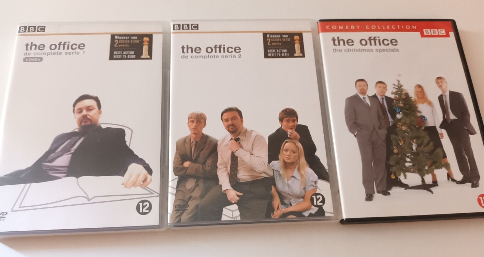dvd complete reeks The Office Uk, Alle leeftijden, Verzenden, Zo goed als nieuw, Komedie