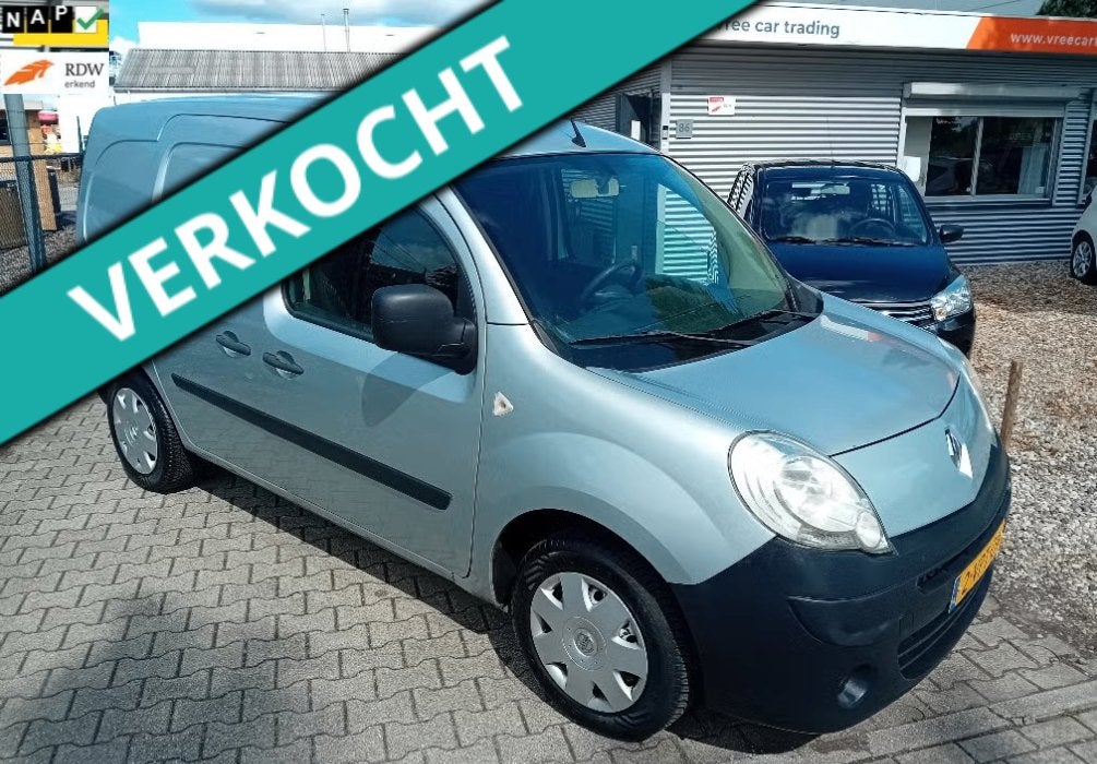 Renault Kangoo 1.5 DCI 66KW 2011 SCHUIFDEUR!! AIRCO!! CRUISE, Voorwielaandrijving, Stof, Zwart, 4 cilinders