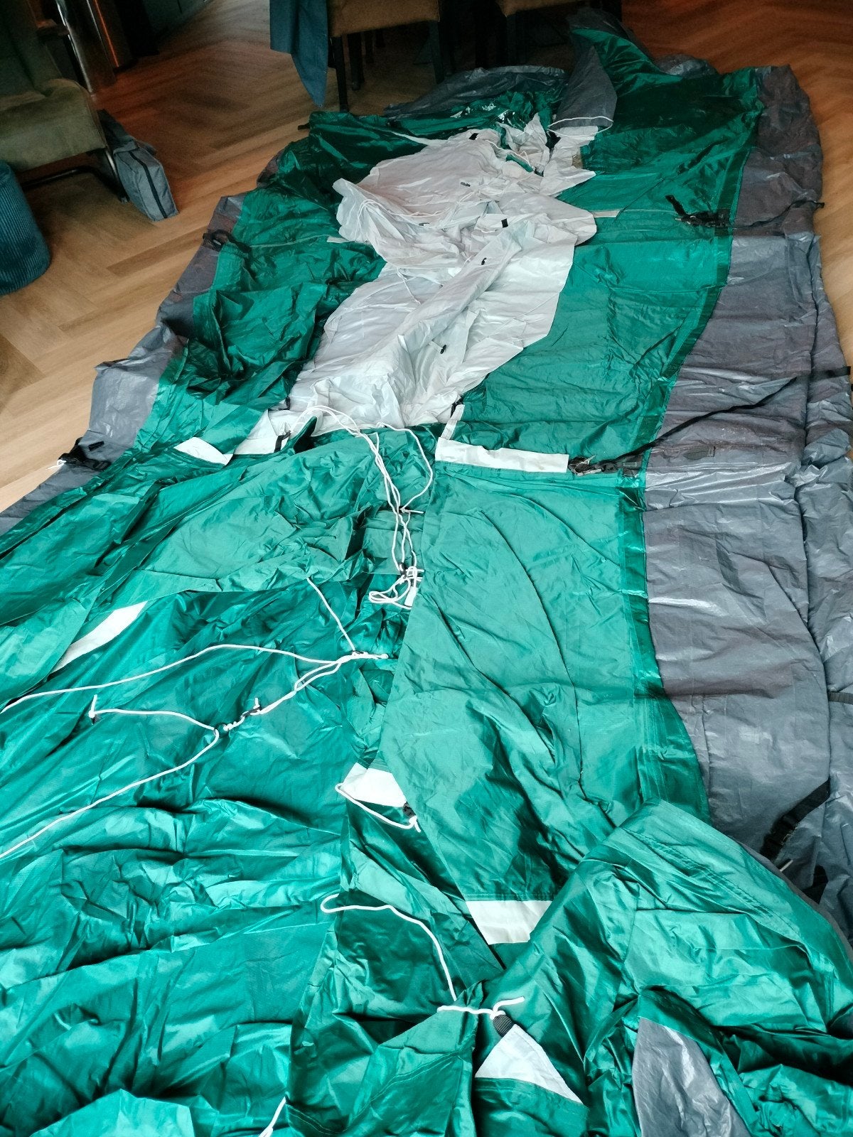 Koepeltent Megacamp Lugano 6 - Ruime gezinstent, Ophalen, Gebruikt, Tot en met 6