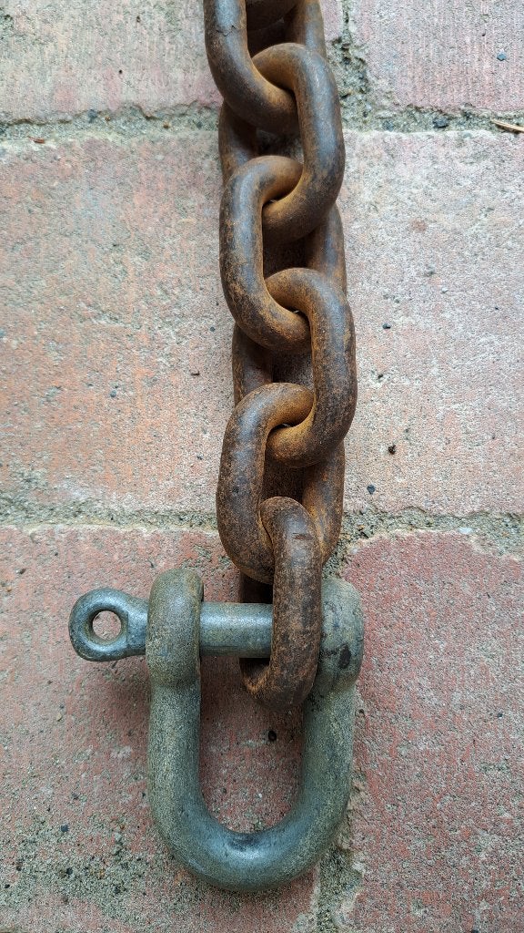 Stalen hijsketting, Doe-het-zelf en Verbouw, Ophalen, Gebruikt, 100 tot 250 mm
