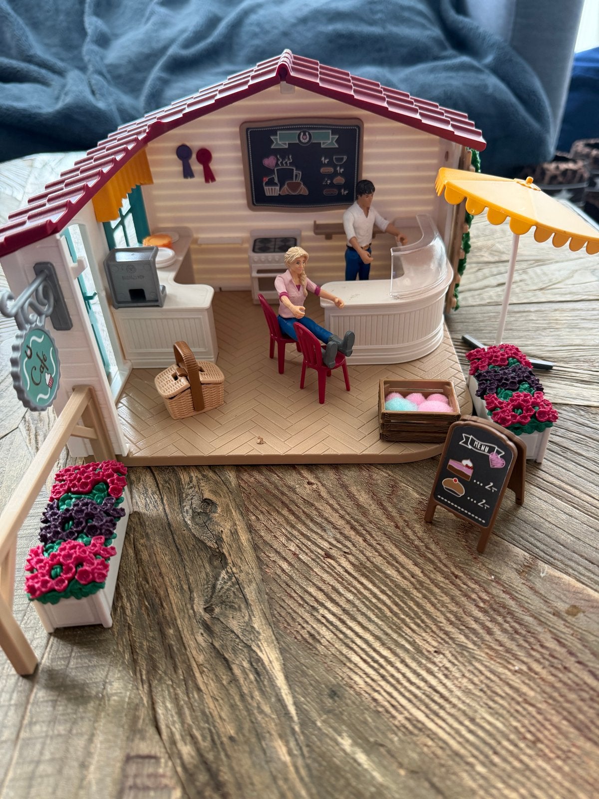 Schleich Farm World Dierenartspraktijk & Ruitercafé, Ophalen of Verzenden, Zo goed als nieuw, Jongen of Meisje