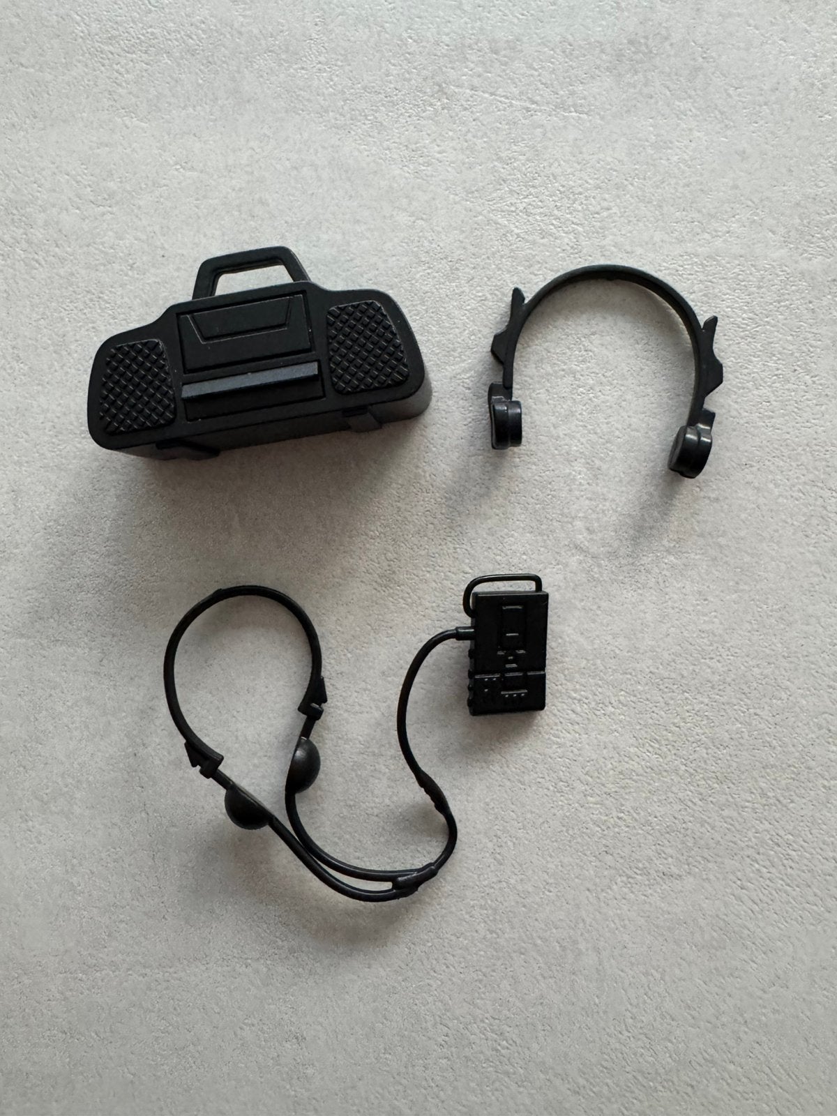 Barbie zwarte muziek accessoires, Ophalen of Verzenden, Gebruikt, Accessoires