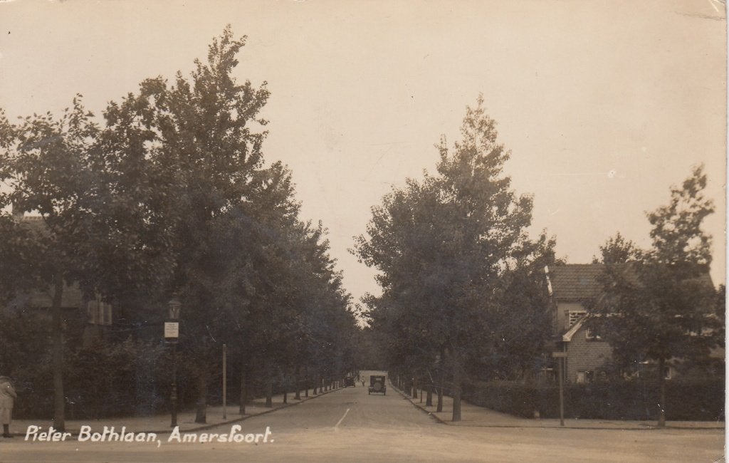 Amersfoort - Pieter Bothlaan 1935, Verzamelen, Ophalen of Verzenden, 1920 tot 1940, Gelopen, Utrecht