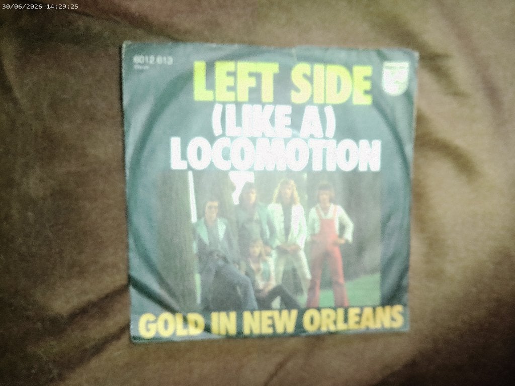 Left Side - Like a locomotion / Gold in New Orleans, Cd's en Dvd's, Vinyl Singles, Gebruikt, Fotohoes, 7 inch, Ophalen of Verzenden
