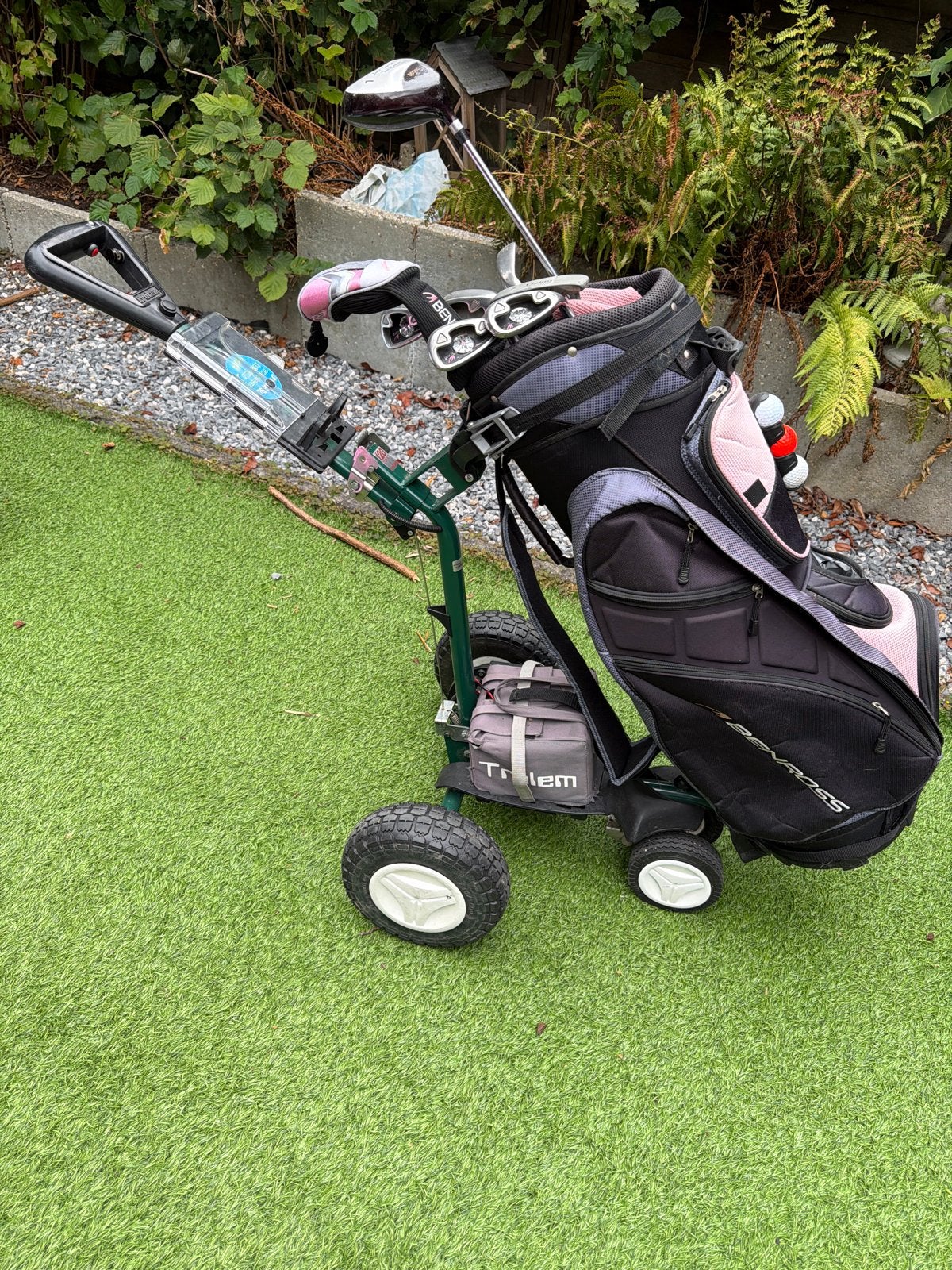 Trolem 120 Compact Golf Trolley (excl. golftas), Ophalen, Gebruikt, Golfkar, Overige merken