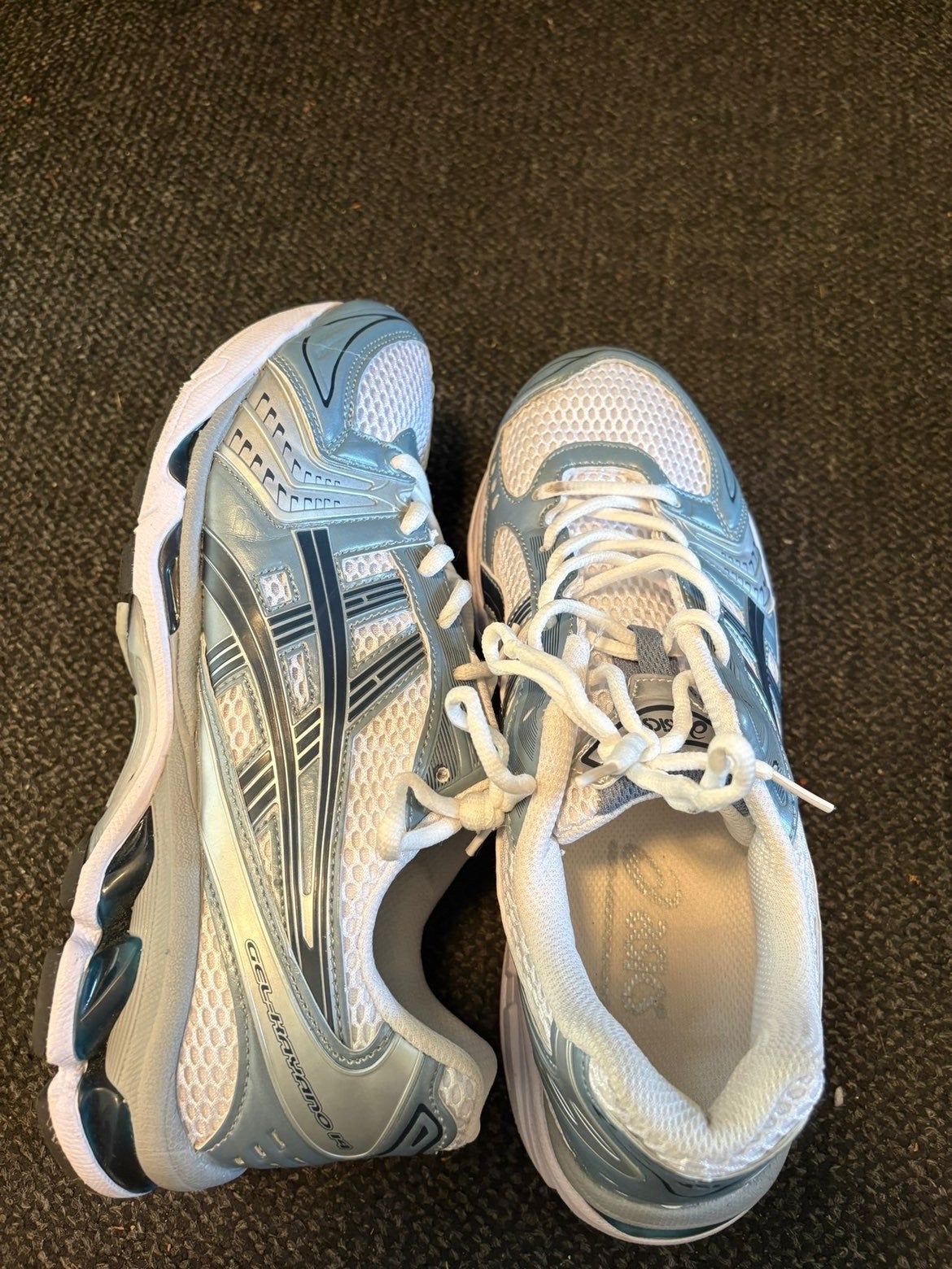 ASICS GEL-Kayano 18 hardloopschoenen - Maat 39, Ophalen, Zo goed als nieuw, Blauw, Sneakers of Gympen
