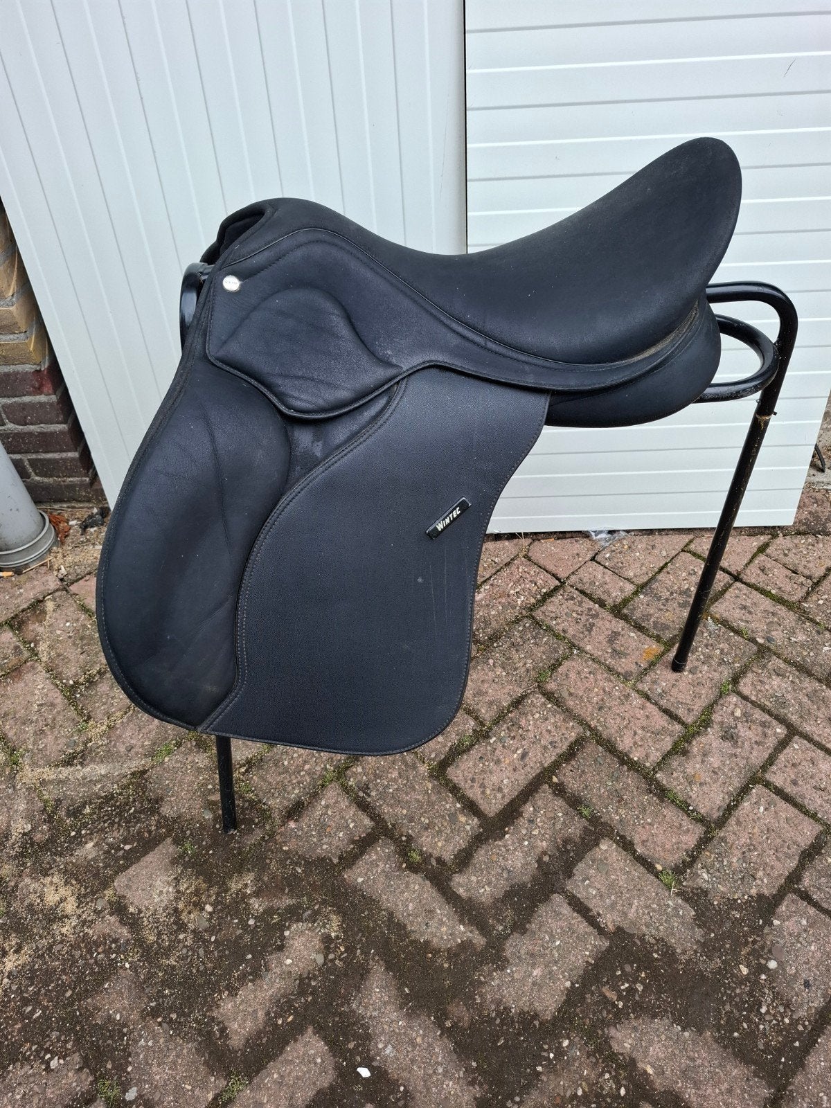 Wintec vzh zadel 17.5, Dieren en Toebehoren, Dressuur, Ophalen of Verzenden, Zo goed als nieuw