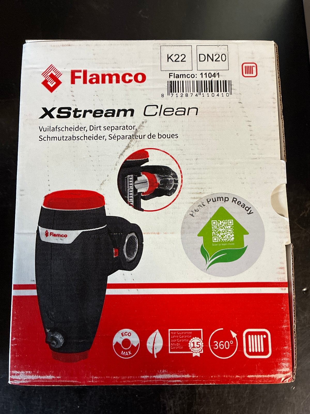 Flamco XStream Clean Vuilafscheider K22 DN20, Ophalen of Verzenden, Nieuw