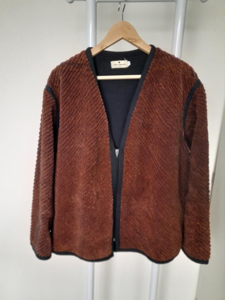 Handmade jasje, Ophalen of Verzenden, Zo goed als nieuw, Maat 42/44 (L), Bruin