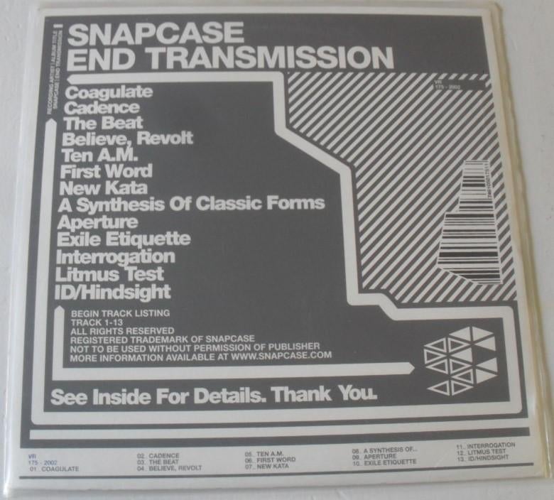SNAPCASE – End Transmission LP & 7"  - Hardcore, Limited edition, Ophalen of Verzenden, Zo goed als nieuw, 12 inch