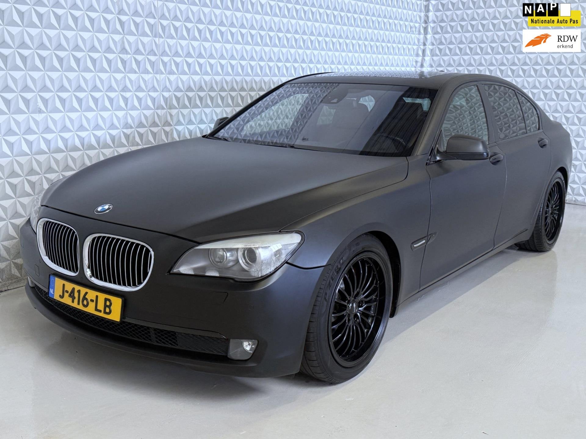 BMW 7-serie 740i Head-Up Schuifdak Softclose Xenon (2008), Auto's, Automaat, Euro 5, Achterwielaandrijving, Gebruikt