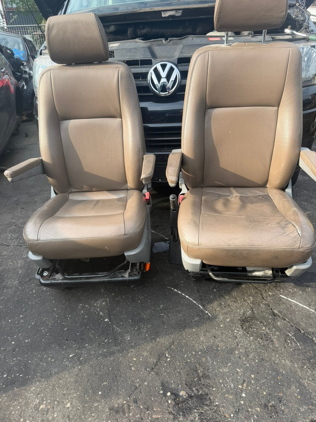 Setje Vw transporter t5/t6 stoelen bestuurder&bijrijdersstoe, Auto-onderdelen, Ophalen of Verzenden, Gebruikt, Volkswagen