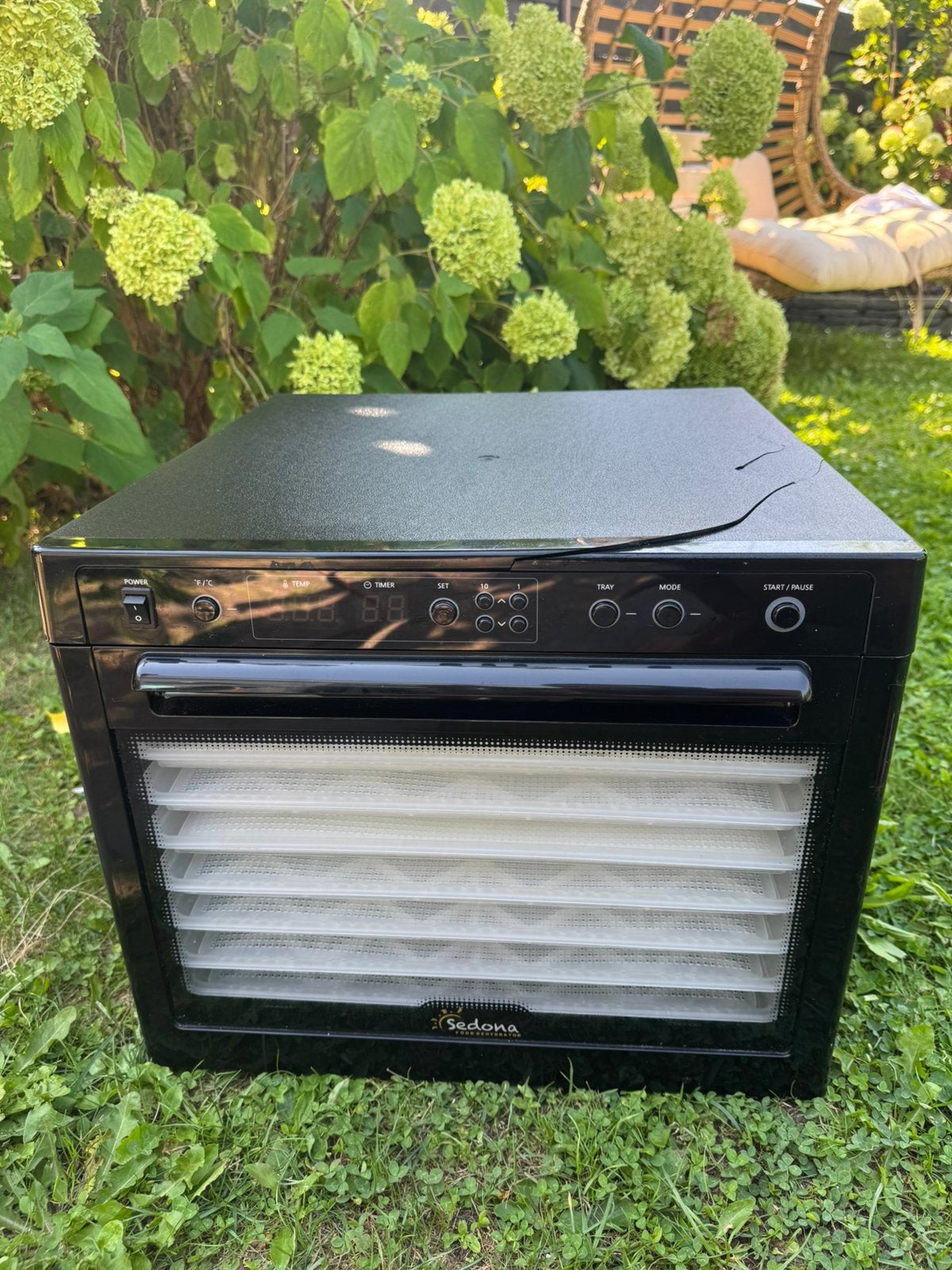 Sedona voedseldroger / dehydrator, Verzenden, Zo goed als nieuw, Minder dan 45 cm