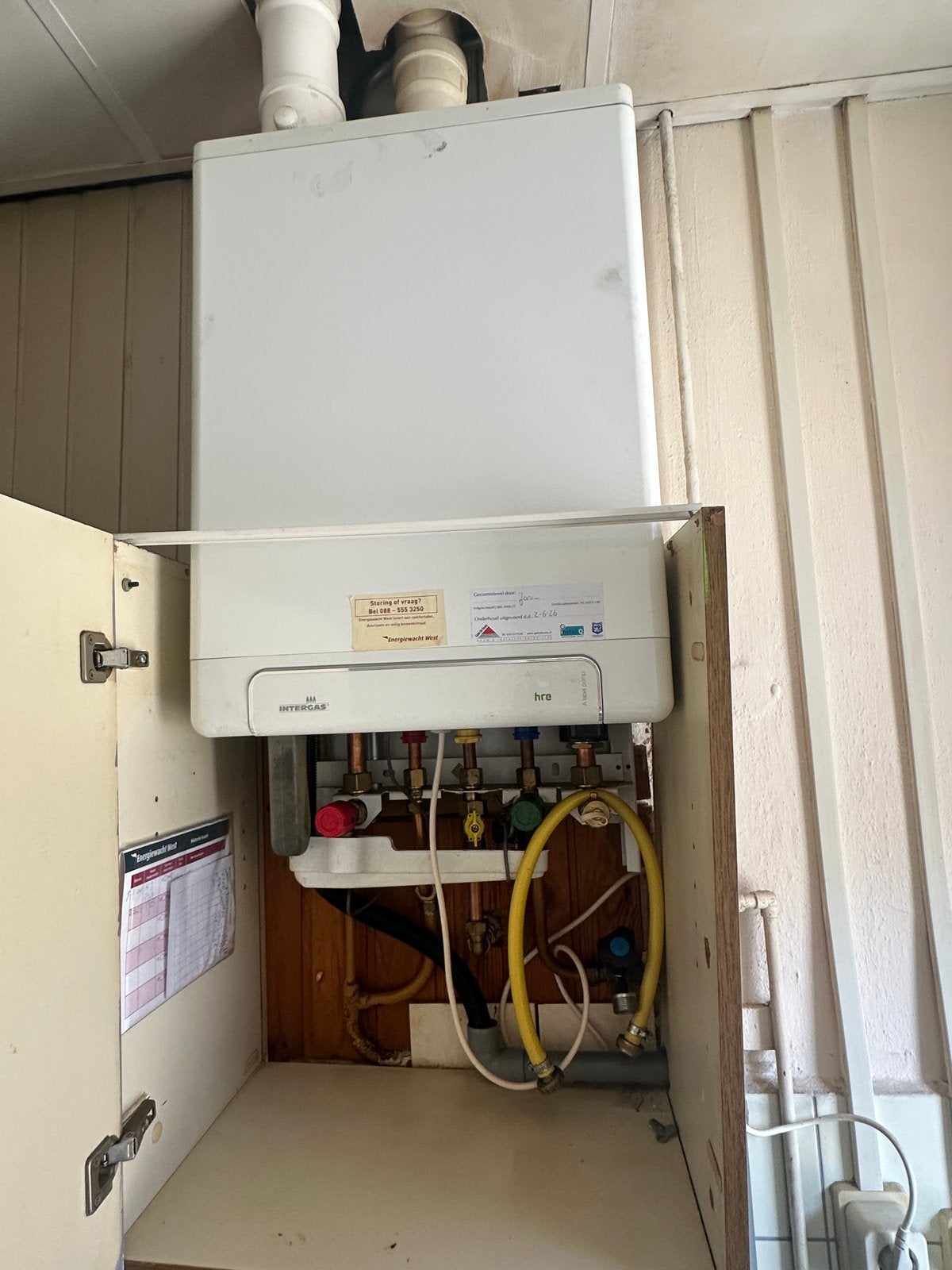 Intergas combiketel, goed onderhouden, zelf demonteren, Ophalen, Gebruikt, Cv-ketel of Combi-ketel