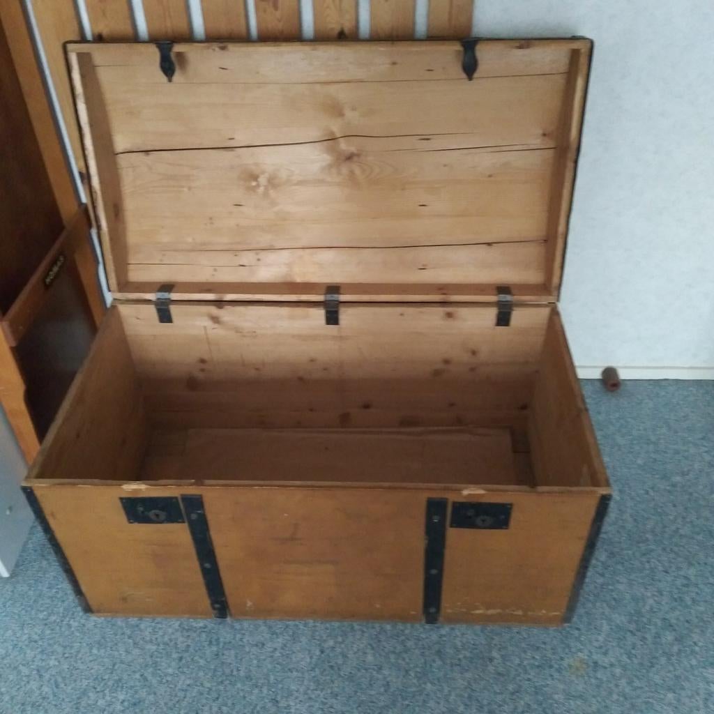 Oude dekenkist, Ophalen of Verzenden, 50 tot 100 cm, Minder dan 50 cm