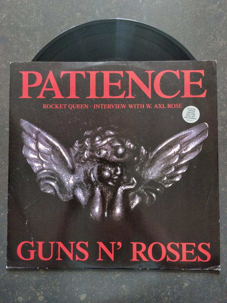 Guns N' Roses - Patience 12" vinyl single LP, Cd's en Dvd's, Vinyl | Rock, Gebruikt, 1980 - 1989, Ophalen of Verzenden, 12 inch