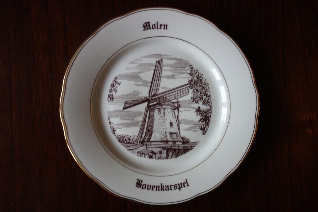 Wandbord molen Bovenkarspel, Ophalen of Verzenden