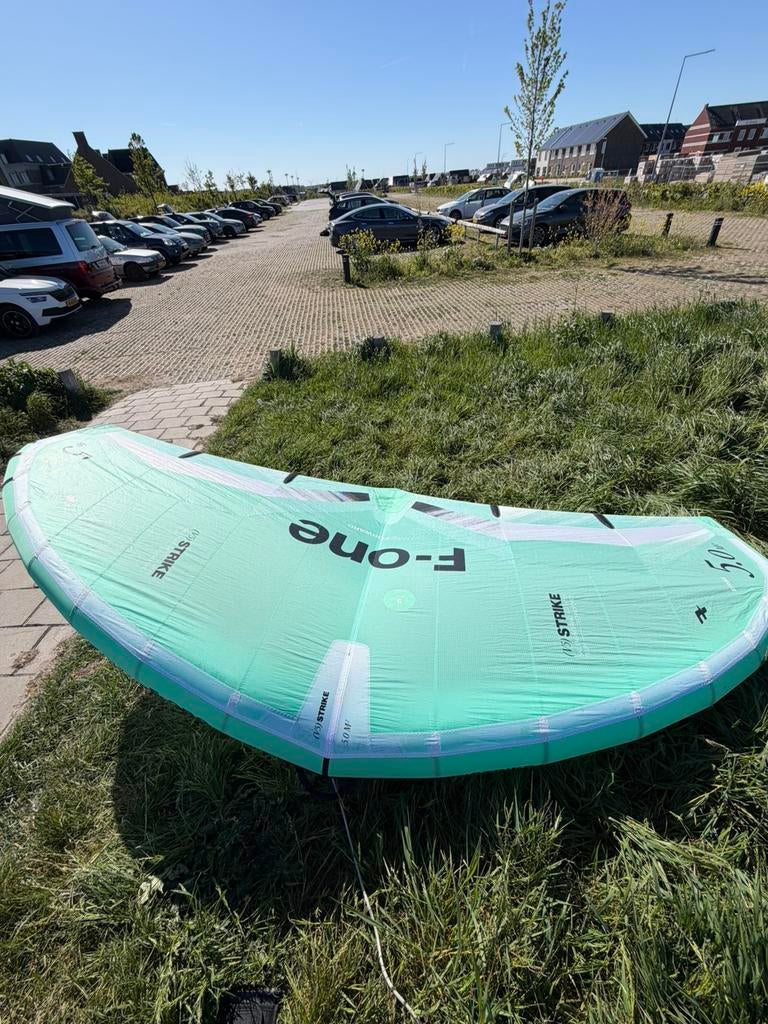 F one strike V5 5.0 met boom, Watersport en Boten, Wingsurfen, Ophalen, Zo goed als nieuw, Wingsurf-wing
