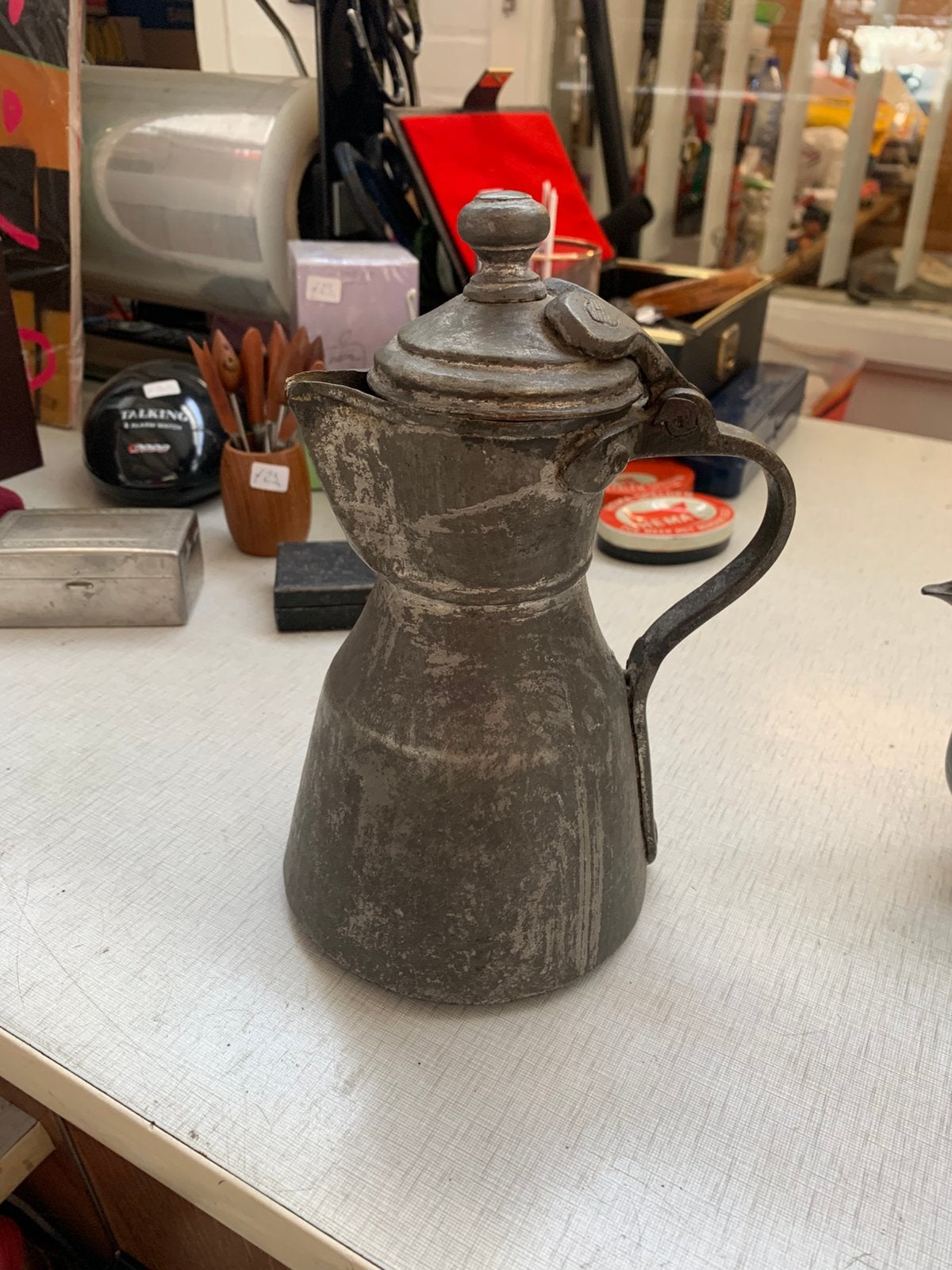 Antieke oude koperen potkaraf | Vintage oude koperen ketel, Ophalen of Verzenden