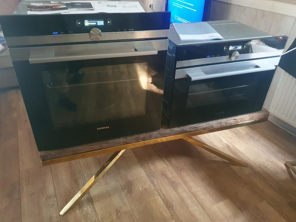 Siemens Inbouwovens Set: Grote & Compacte Oven (Z.G.A.N.), Ophalen, Oven, Hete lucht, 60 cm of meer