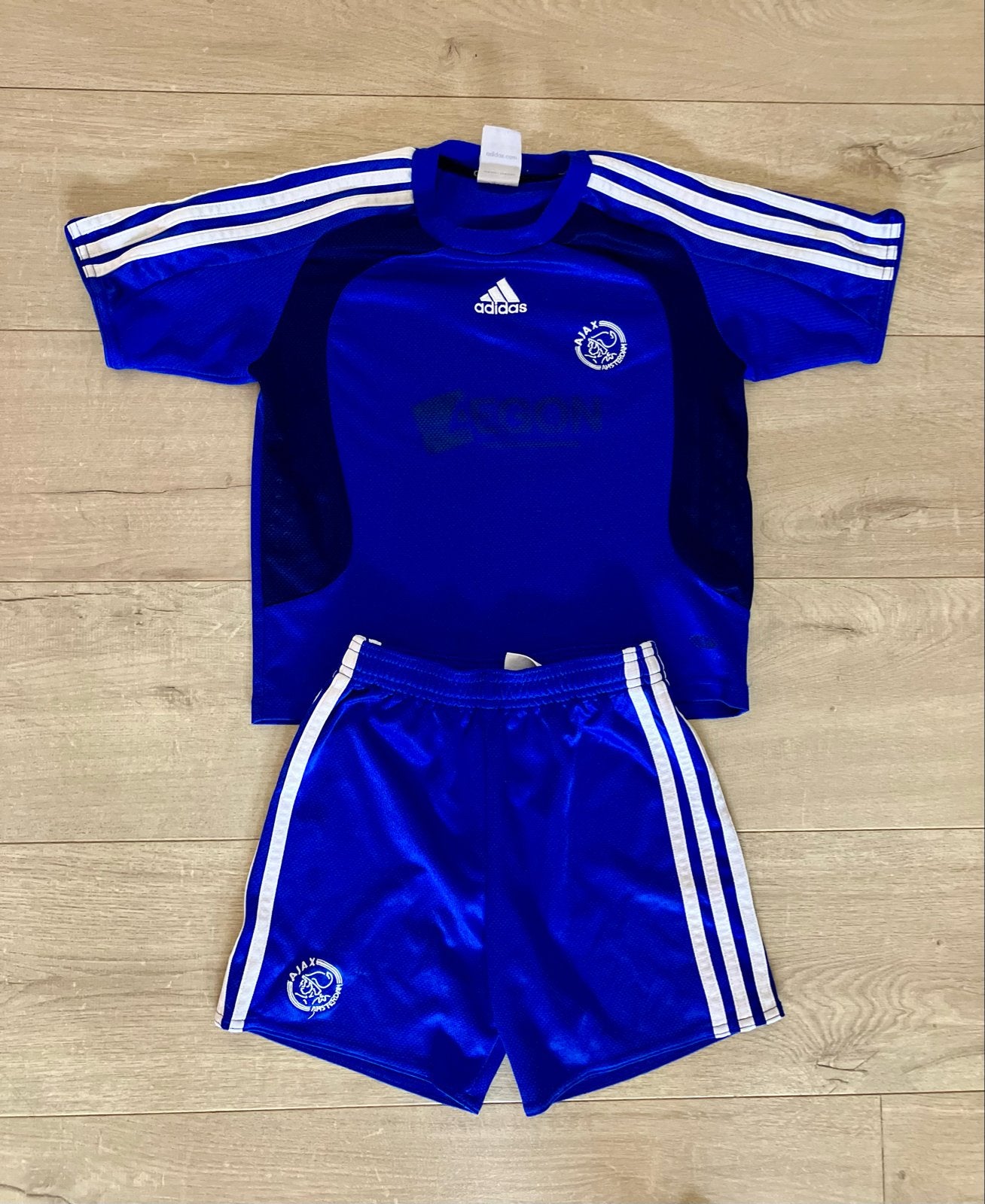 Adidas Ajax tenue maat 116, Ophalen, Adidas, Gebruikt, Setje