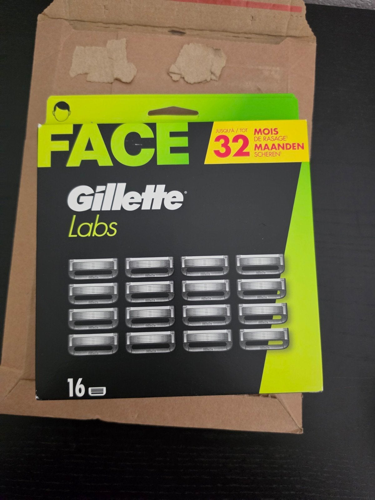Gillette Labs Face Scheermesjes - 16 stuks - Nieuw, Ophalen of Verzenden, Nieuw, Scheren en Epileren